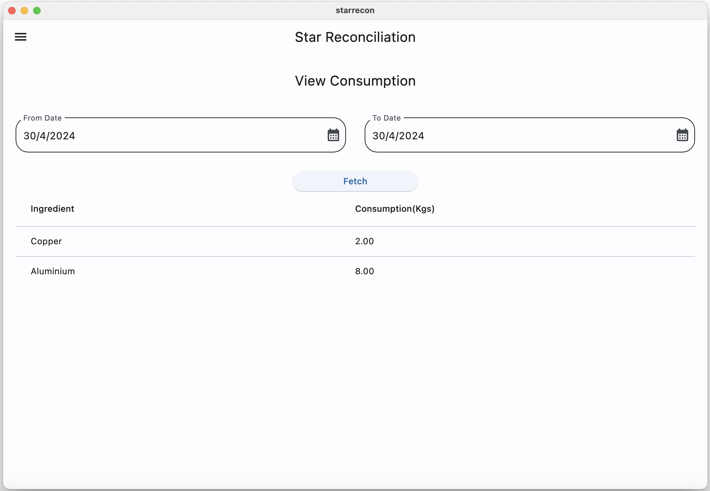 Star view consumption